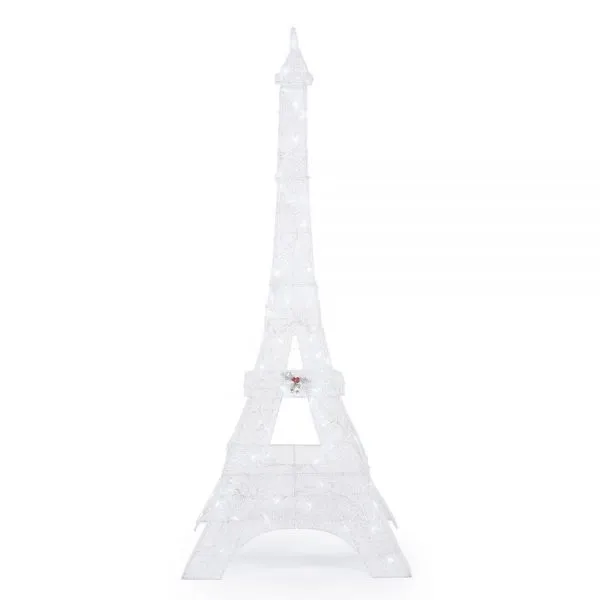 Christmas-86 in led lighted twinkling eiffel tower