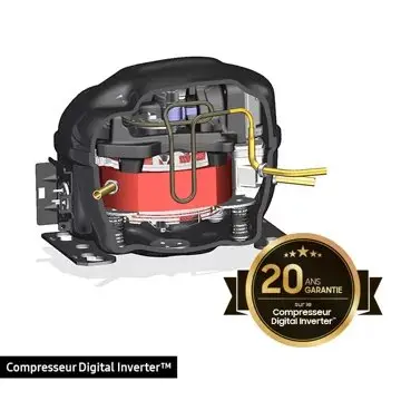 Réfrigérateur combiné SAMSUNG RB38T607BS9