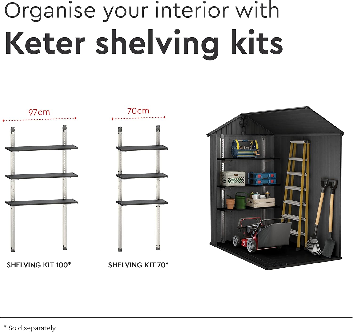 KETER Abri de Jardin Darwin 46, 2.2m²