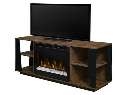Arlo Electric Fireplace TV Stand in Walnut