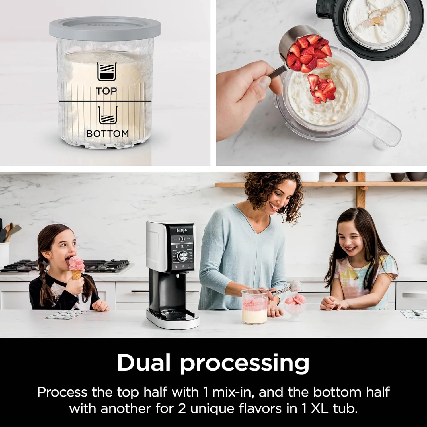Ninja® CREAMi® Deluxe – Eis, Sorbet, Gelato und mehr einfach zu Hause zubereiten. Individuell, lecker und vielseitig!