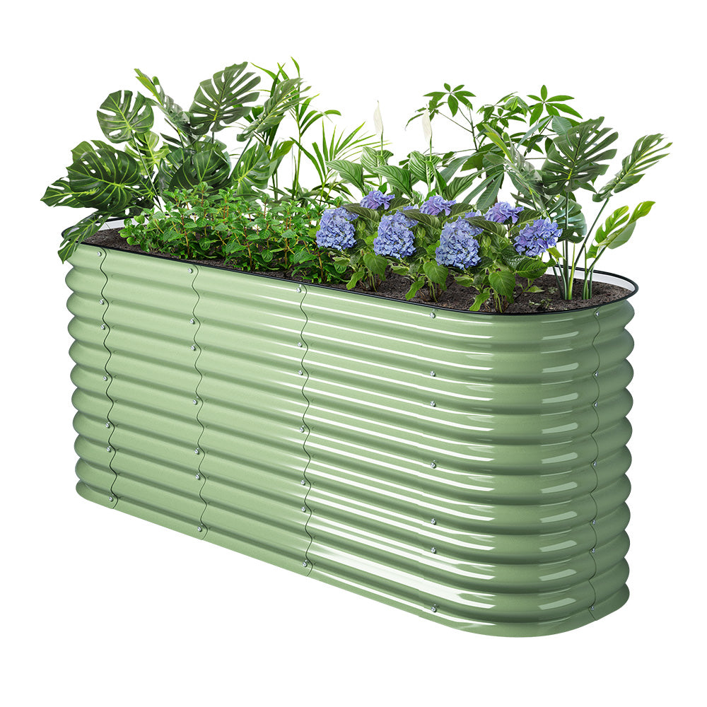 32'' Tall 6.5'x2' Metal Raised Garden Beds (6 in 1)