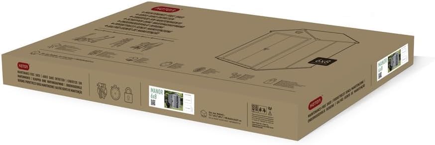 KETER - ABRI Manor 68-4,1m² - Gris