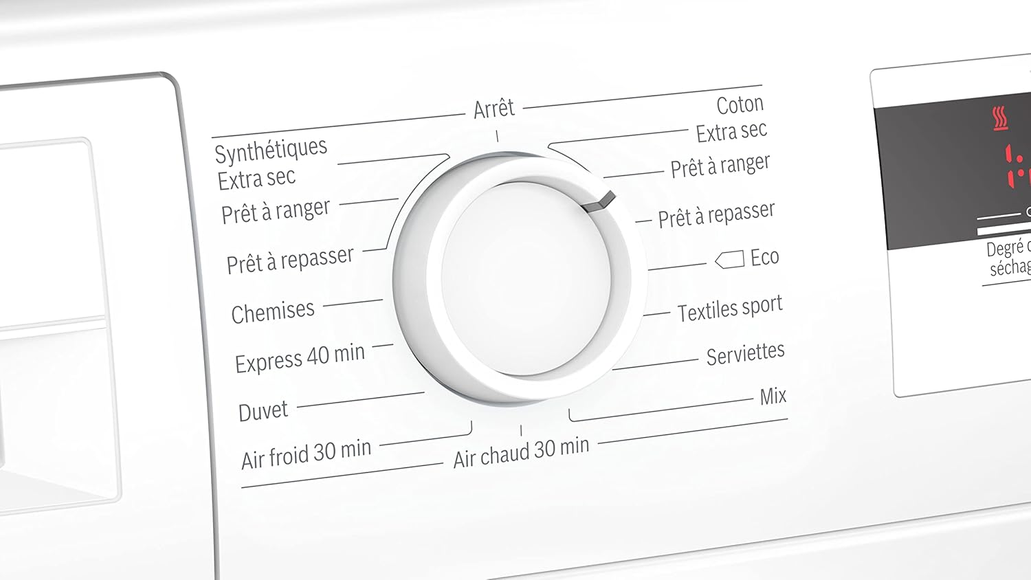 Bosch WTN85V07FF Sèche linge à condensation Série 4 - Silencieux - Pose Libre - 7kg - 112 L - Blanc