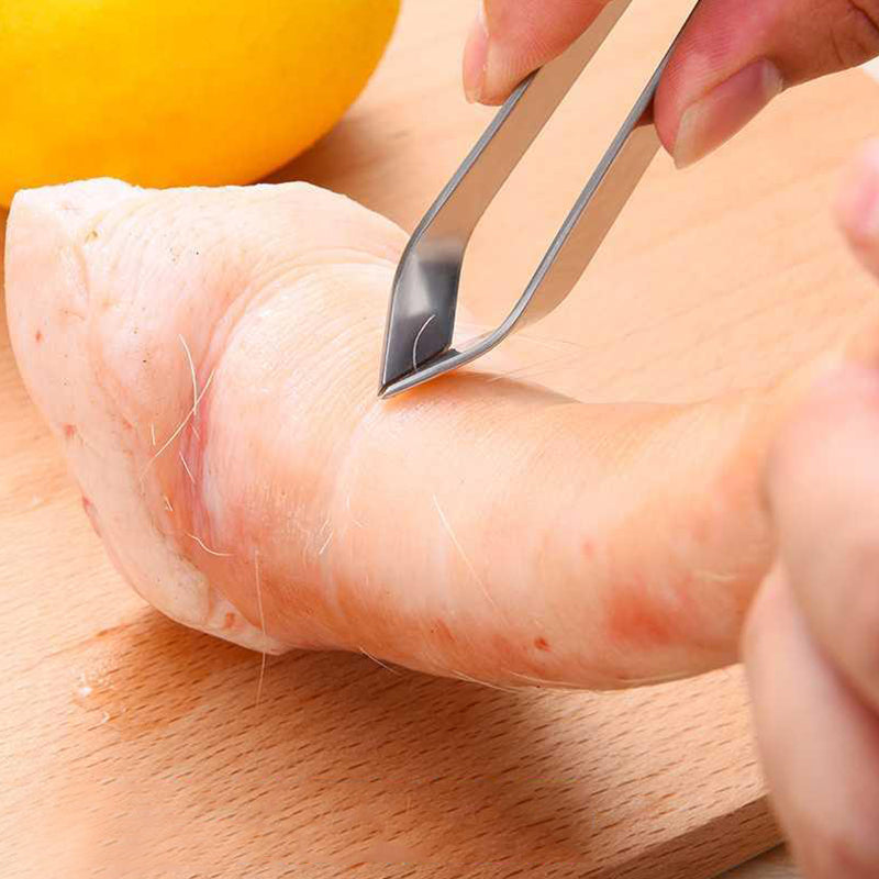 1 PC Stainless Steel Fish Bone Tweezers