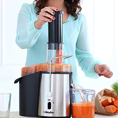 Mueller Austria Juicer Ultra Power, Easy Clean Extractor Press Centrifugal Juicing Machine, Wide 3