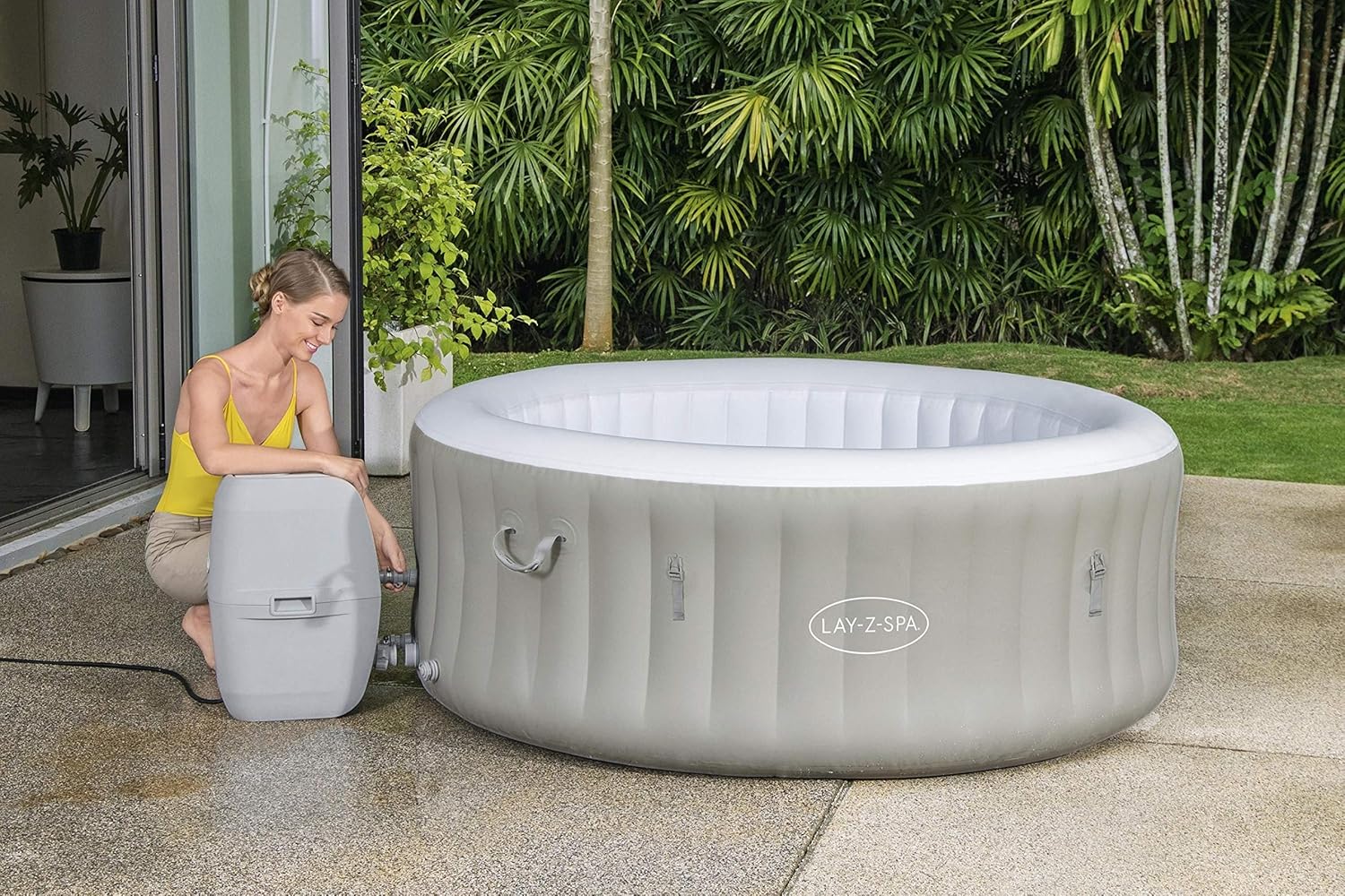 Spa gonflable rond BESTWAY Lay-Z-Spa® Miami Airjet™ 2 - 4 personnes