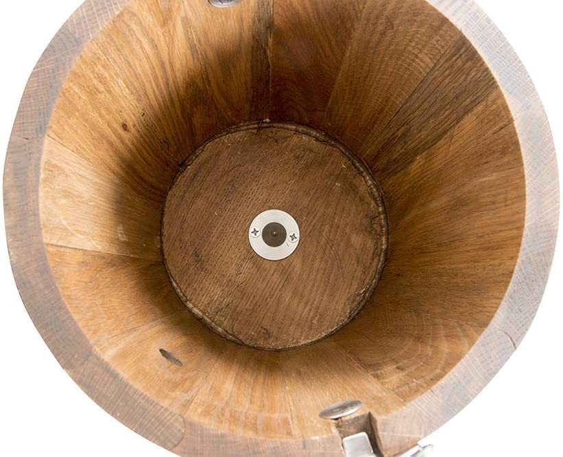 Sorbetière de campagne 6 pintes – Cuve en bois classique – Manivelle à main