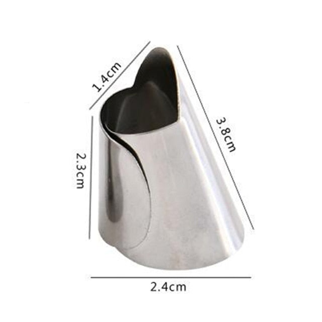 1 Set Silicone Finger Protector with Blade for Fruits Vegetable Thumb Knife Finger Guard Kitchen Gadgets Kitchen Accessories