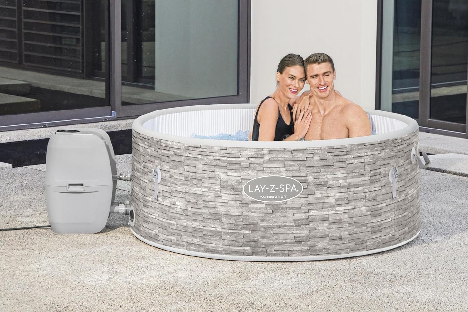 Spa gonflable rond BESTWAY Lay-Z-Spa® Miami Airjet™ 2 - 4 personnes