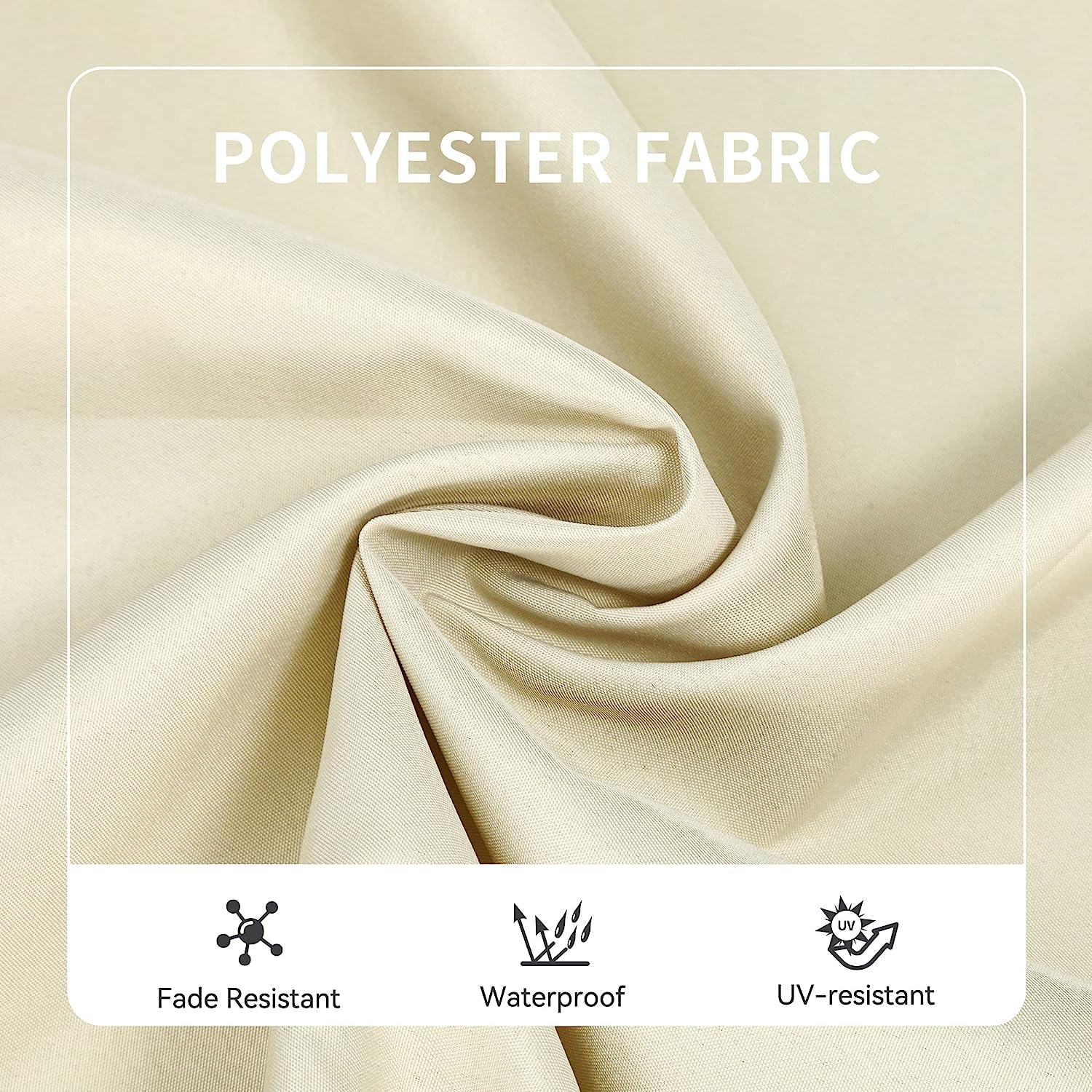 YITAHOME Porch Swing Bed 3-Seats Outdoor Patio Swing Heavy Duty Swing Chair with Adjustable Canopy Removable Cushion, Suitable for Adult in Garden, Poolside, Balcony, Brown