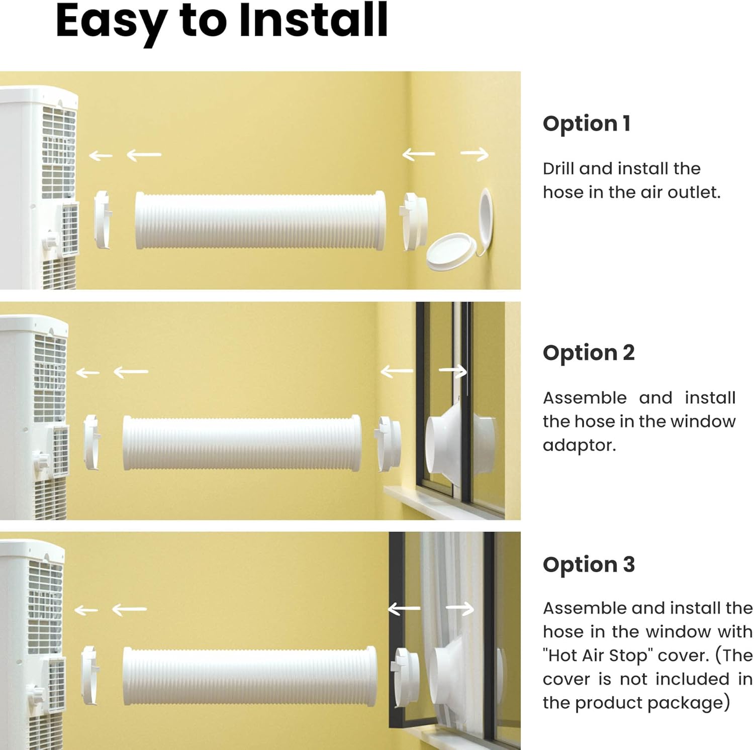COMFEE MPPH-07CRN7 | Climatiseur Mobile 7000 BTU 3-en-1