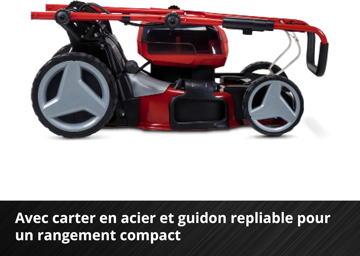 Einhell Professional Tondeuse à gazon sans fil GP-CM 36/47 S HW Li Power X-Change (36V, 47 cm largeur de coupe, autotractée, moteur sans charbon) Livré avec 4 Batteries 4,0Ah et 2 Chargeurs Doubles