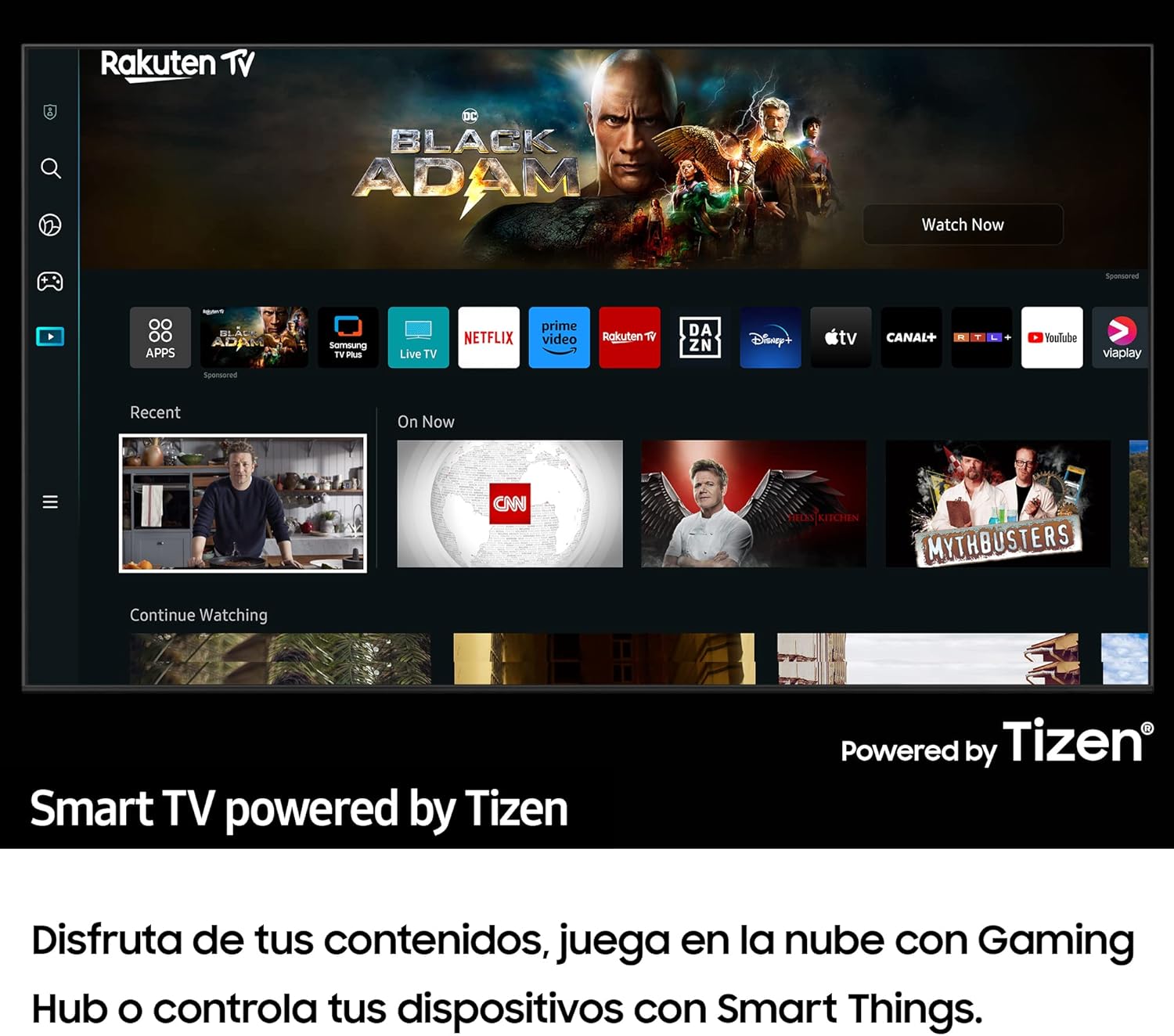 Samsung Téléviseur TU55CU7095 55 (55 Pouces), Crystal UHD 4K, Smart TV, 2023