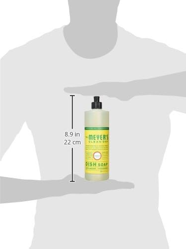 MRS. MEYER'S CLEAN DAY Liquid Dish Soap Refill, Biodegradable Formula, Honeysuckle, 48 fl. oz