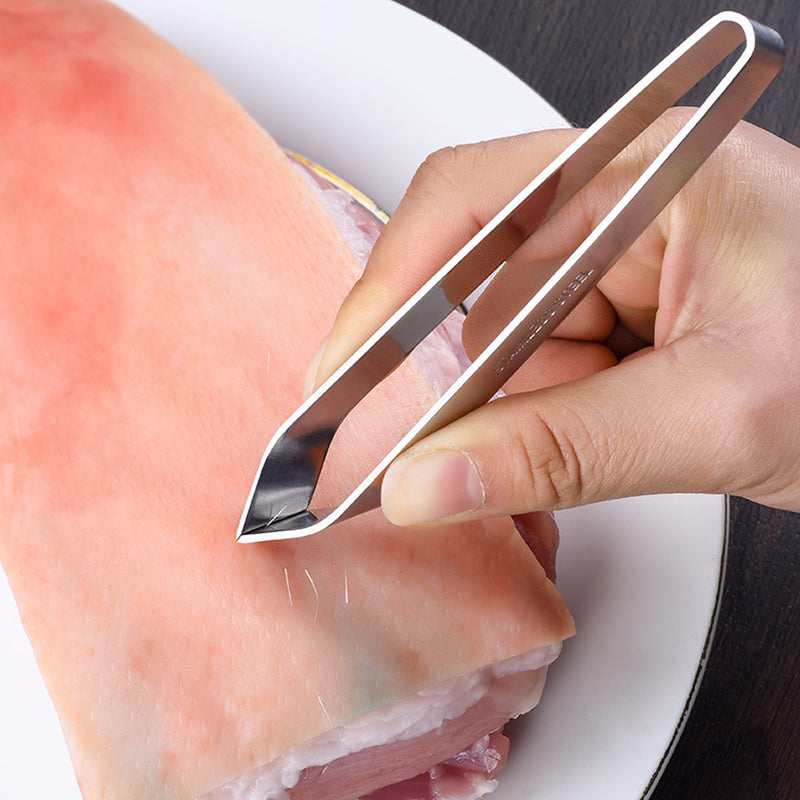 1 PC Stainless Steel Fish Bone Tweezers