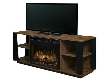 Arlo Electric Fireplace TV Stand in Walnut