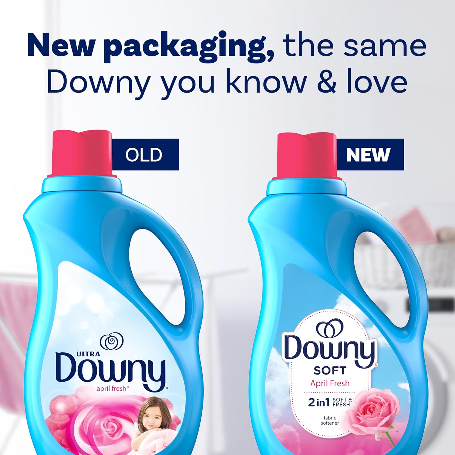 Downy Fabric Softener Liquid, Cool Cotton Scent, 140 fl oz, 190 Loads