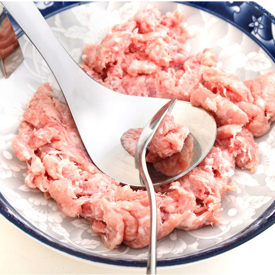 Meatball Clip Meatball Maker Spoon Stainless Steel Non-Stick Creative Meatball Maker Home Cooking Tools Kitchen Accessories Gadgets Durable and Convenient