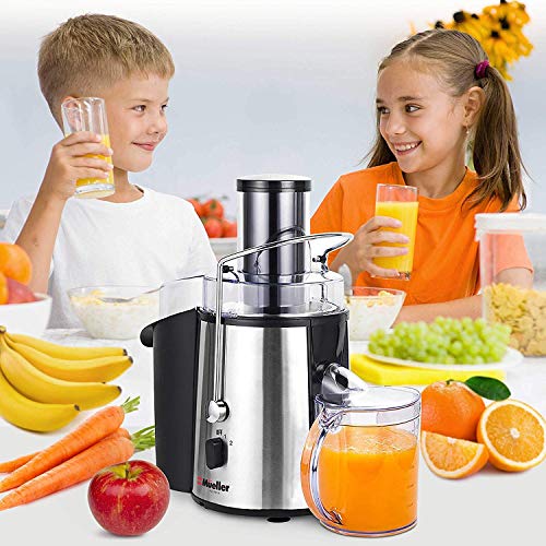 Mueller Austria Juicer Ultra Power, Easy Clean Extractor Press Centrifugal Juicing Machine, Wide 3