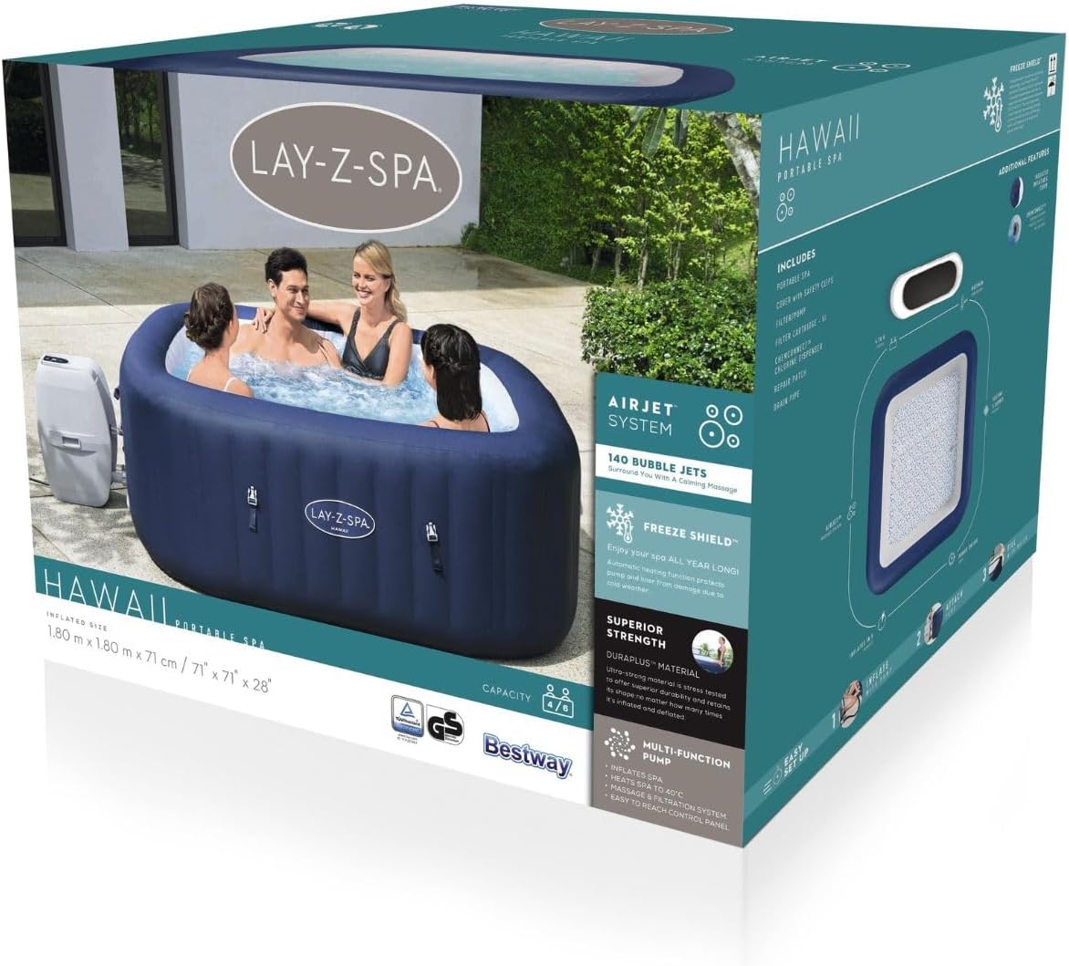 Spa gonflable rond BESTWAY Lay-Z-Spa® Miami Airjet™ 2 - 4 personnes