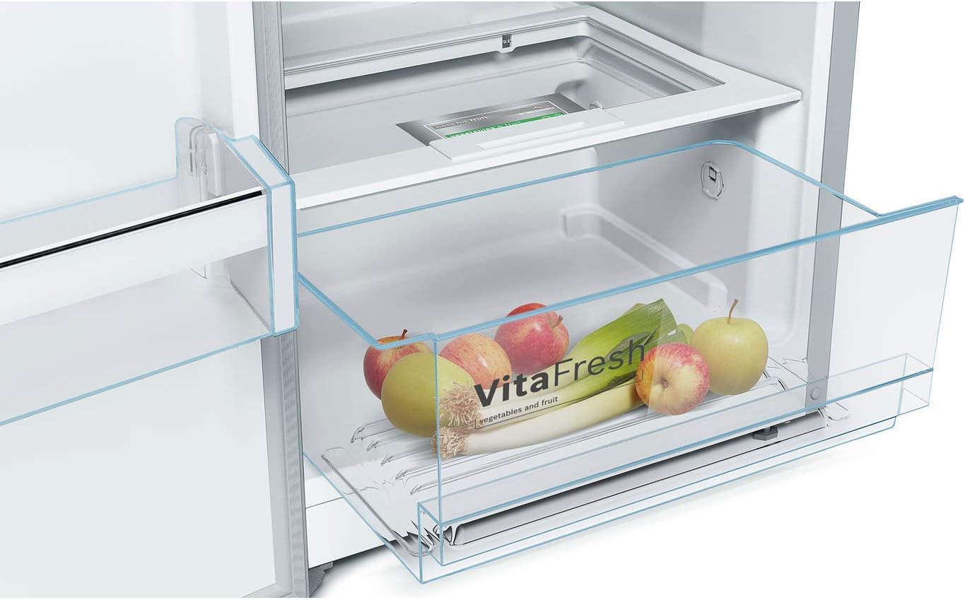 Bosch KSV33VLEP-Série 4 Réfrigérateur pose-libre - 324 litres - 176 x 60 cm - Inox