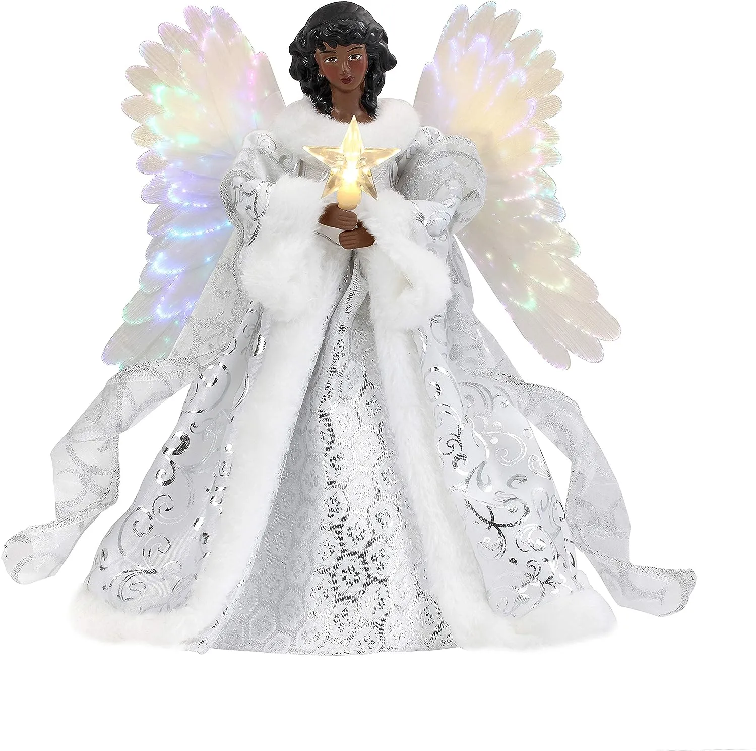 Mr. Christmas Animated Tree Topper-Carousel Christmas Decoration, Multi