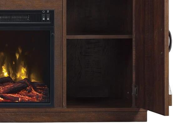 Killian Electric Fireplace Media Console in Espresso