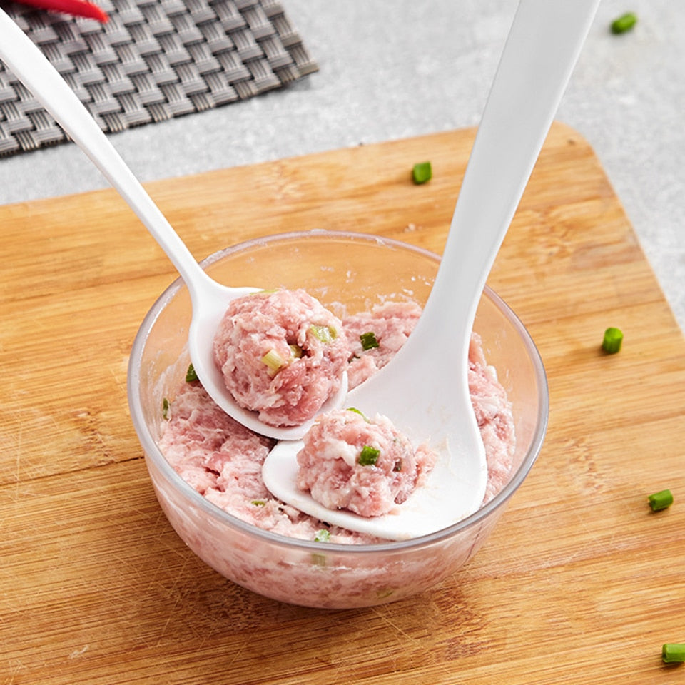 Meatball Clip Meatball Maker Spoon Stainless Steel Non-Stick Creative Meatball Maker Home Cooking Tools Kitchen Accessories Gadgets Durable and Convenient