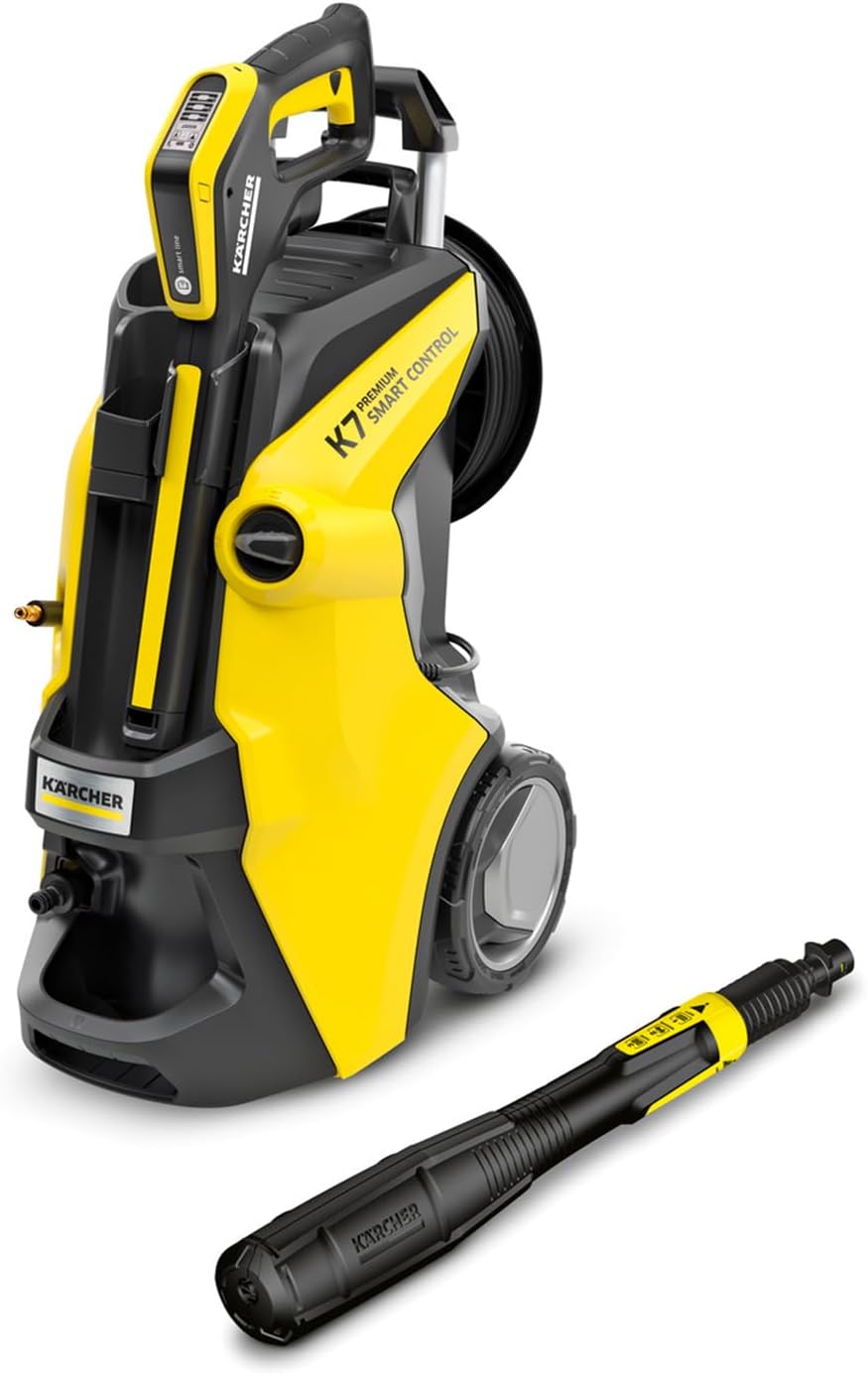 Nettoyeur haute pression Karcher K 7 Premium Smart Control Flex Home - 180 bars - 600 L/h - connecté - tambour enrouleur - brosse terrasse