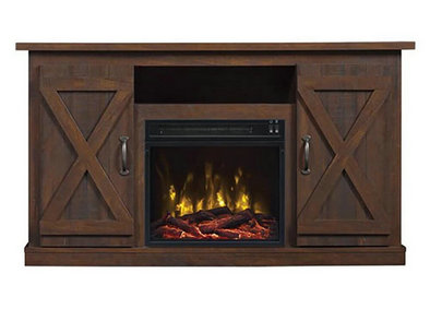 Killian Electric Fireplace Media Console in Espresso