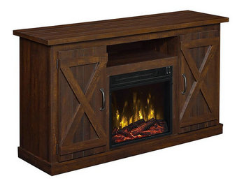 Killian Electric Fireplace Media Console in Espresso