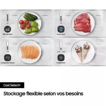 Réfrigérateur combiné SAMSUNG RB38T607BS9