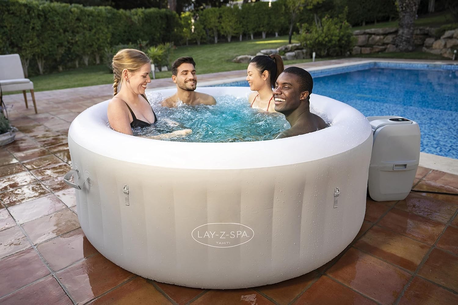 Spa gonflable rond BESTWAY Lay-Z-Spa® Miami Airjet™ 2 - 4 personnes