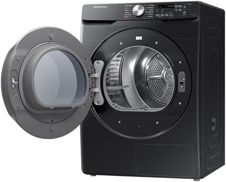 Samsung Sèche-linge grande capacité DV16T8520BV/ET, 16 kg, Hybrid Heatpump Classe A+++, Wifi, Hublot réversible, Charge avant, 69 l x 98 h x 84p cm