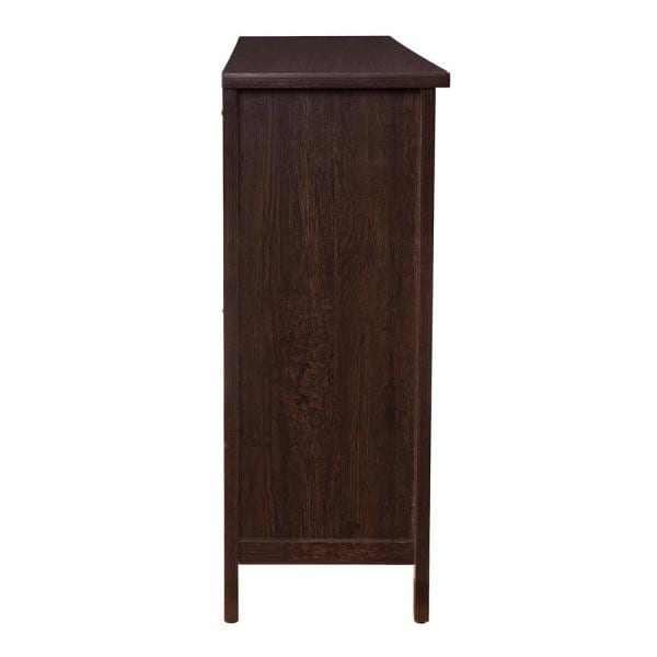 Colton Alexa Enabled 55.5 in. Electric Smart Fireplace in Espresso