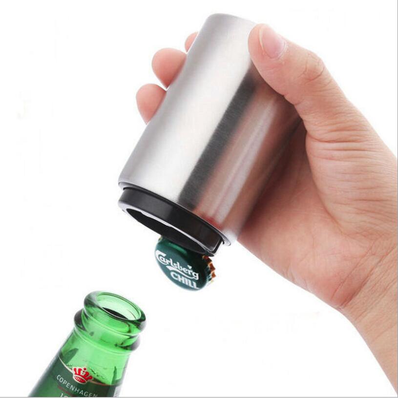 Magnetic Automatic Beer Bottle Opener Stainless Steel