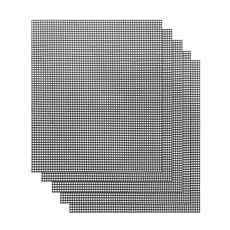 Hot Non-stick Barbecue Mesh Mat Reusable Heat Resistance BBQ Baking Net Pad Kitchen Cooking Smoker BBQ Mat Liner Accessorie