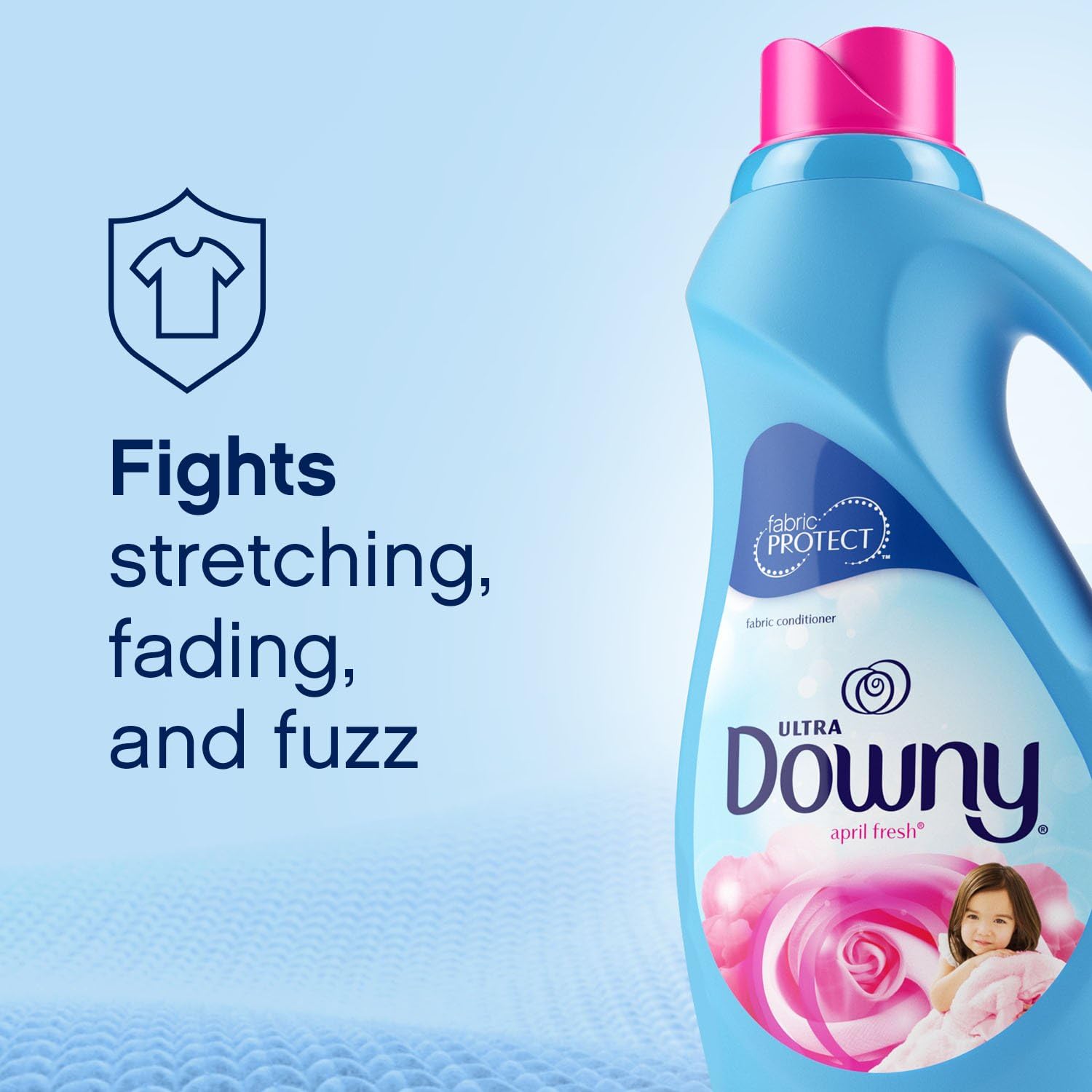 Downy Fabric Softener Liquid, Cool Cotton Scent, 140 fl oz, 190 Loads