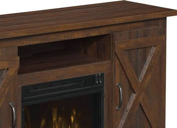 Killian Electric Fireplace Media Console in Espresso