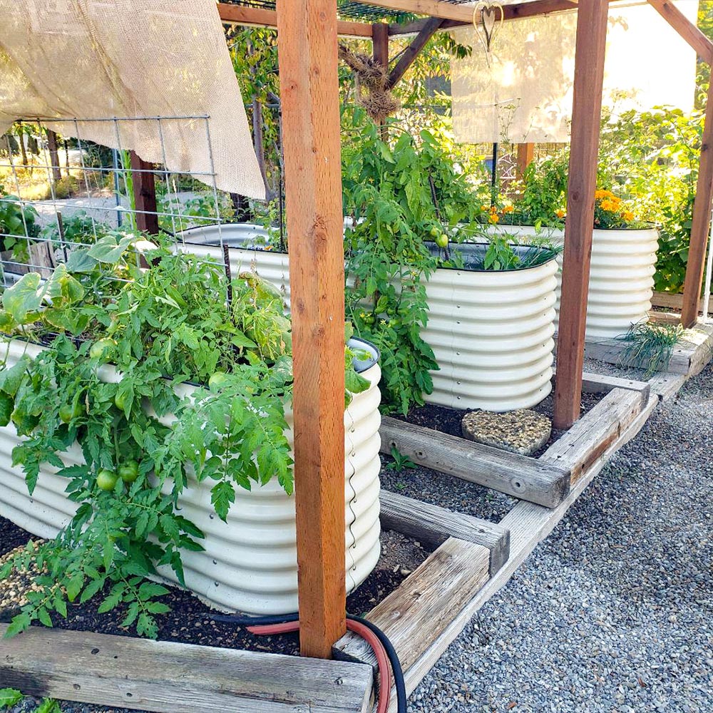 32'' Tall 8'x2' Metal Raised Garden Beds (9 in 1)