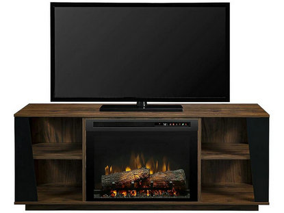 Arlo Electric Fireplace TV Stand in Walnut