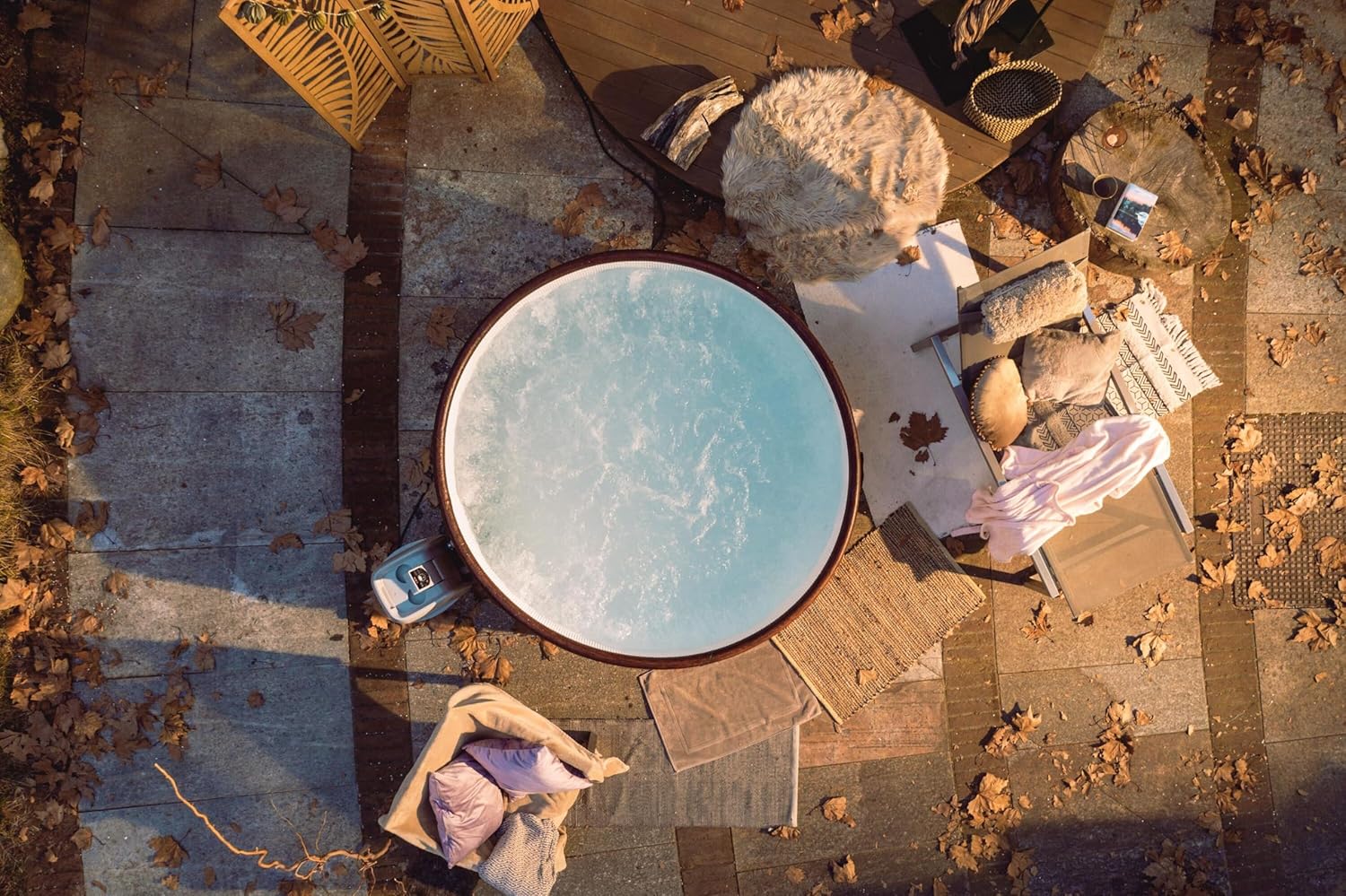 Spa gonflable rond BESTWAY Lay-Z-Spa® Miami Airjet™ 2 - 4 personnes