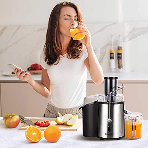 Mueller Austria Juicer Ultra Power, Easy Clean Extractor Press Centrifugal Juicing Machine, Wide 3