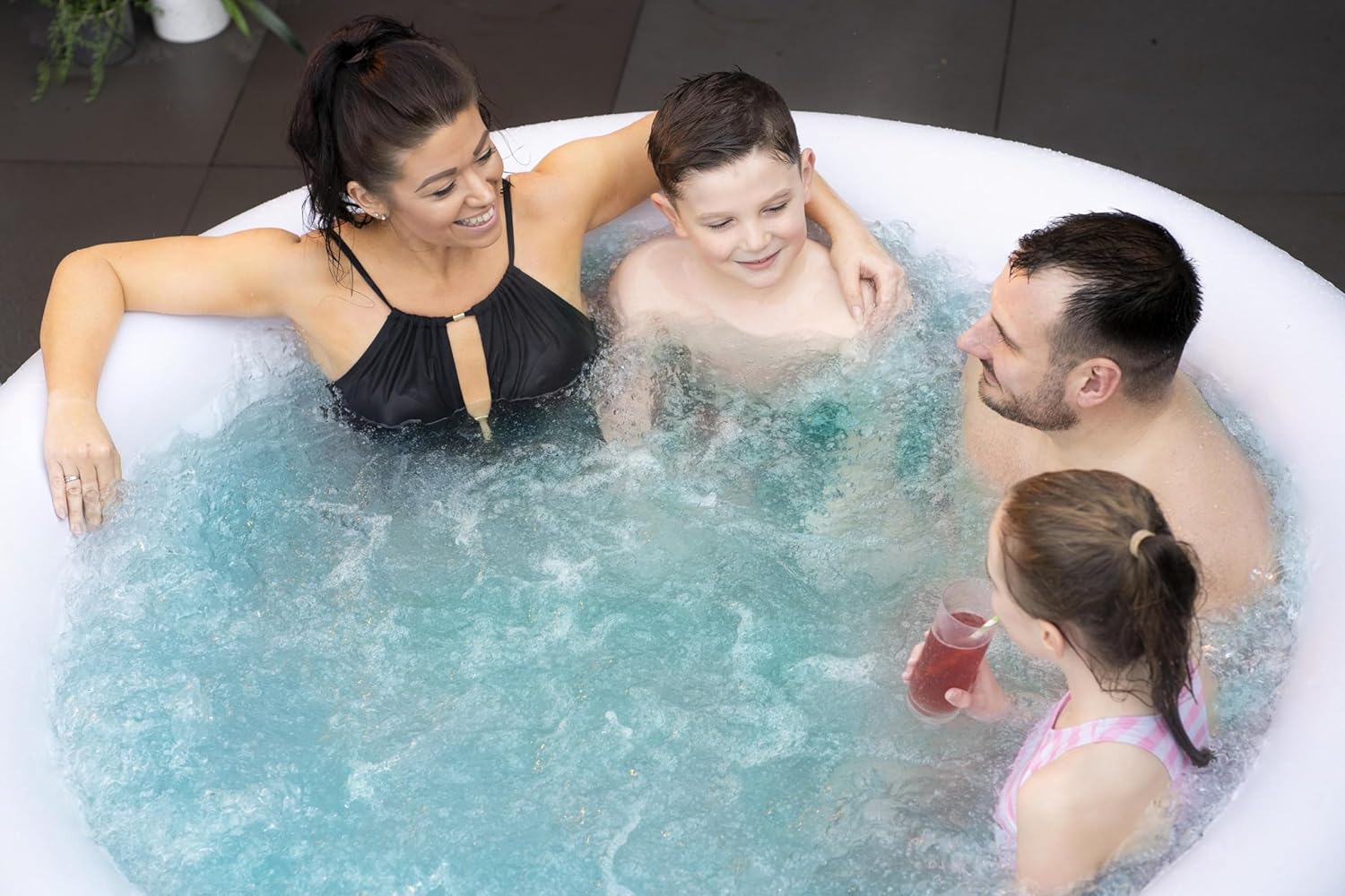 Spa gonflable rond BESTWAY Lay-Z-Spa® Miami Airjet™ 2 - 4 personnes