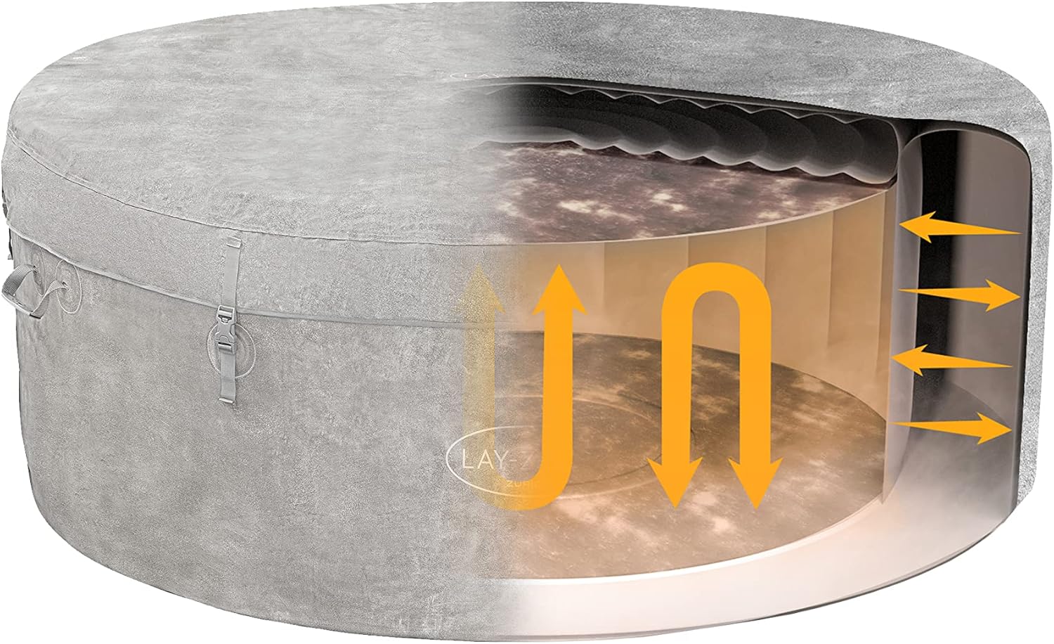 Spa gonflable rond BESTWAY Lay-Z-Spa® Miami Airjet™ 2 - 4 personnes