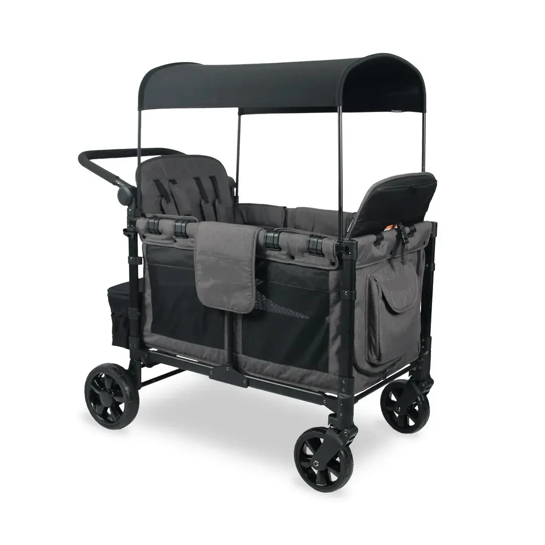 [🔥LIMITED TIME OFFER ONLY TODAY! ONLY ＄35.98!! ]W4 Elite Quad Stroller Wagon (4 Seater)