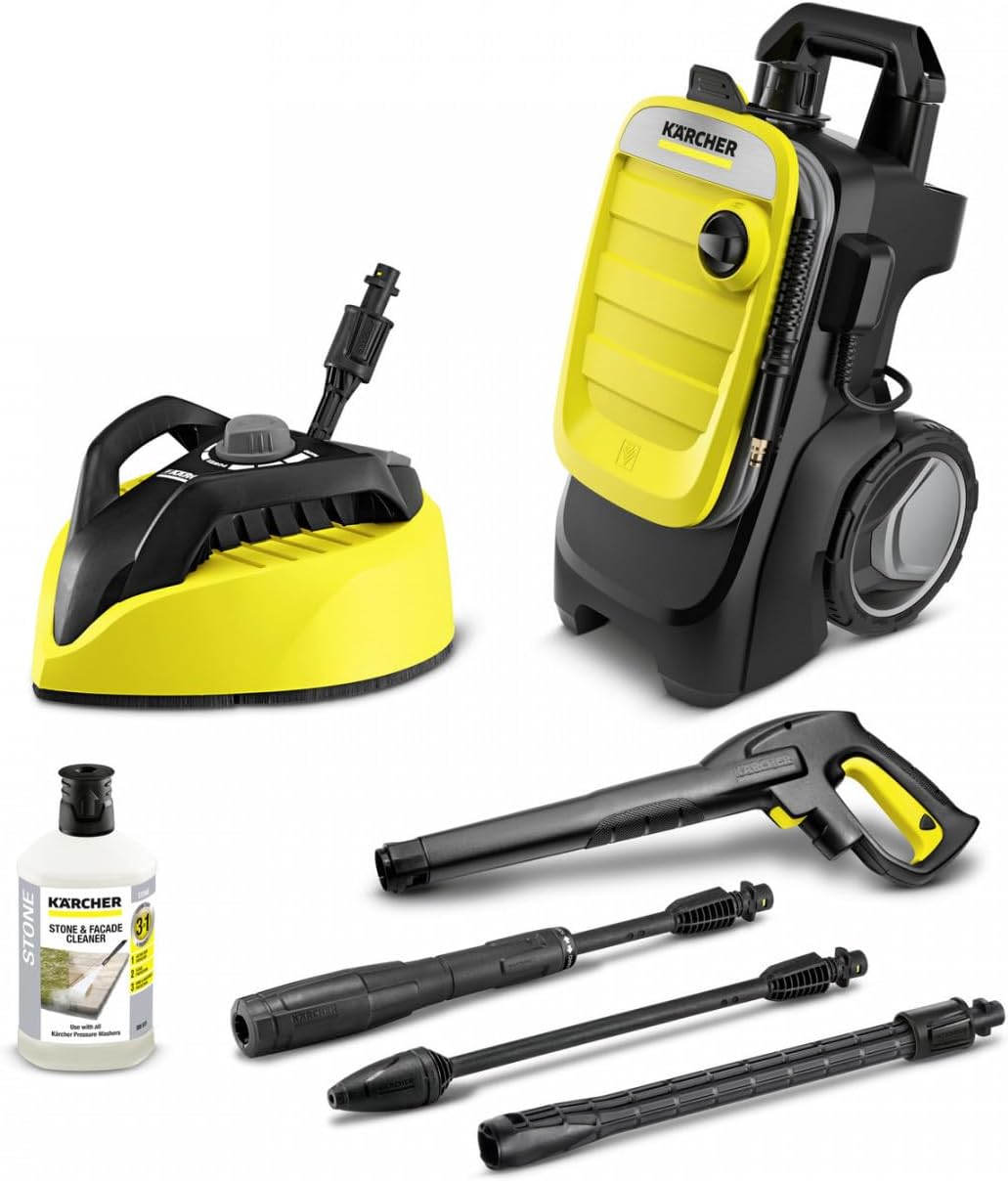 Nettoyeur haute pression Karcher K 7 Premium Smart Control Flex Home - 180 bars - 600 L/h - connecté - tambour enrouleur - brosse terrasse