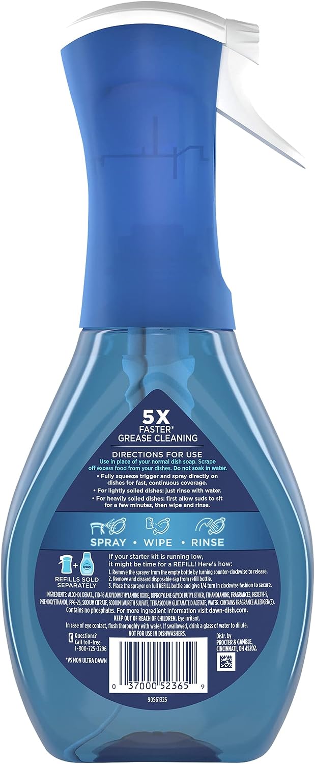 Dawn Platinum Powerwash Dish Spray, Dish Soap, Apple Scent, 16oz