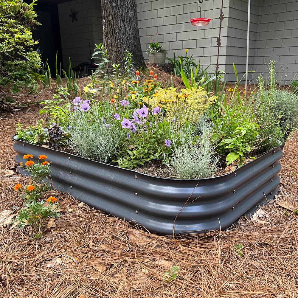 11'' Tall 6.5'x2' Metal Raised Garden Beds (6 in 1)